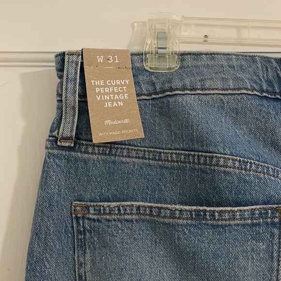 NWT💙Madewell The Curvy Perfect Vintage Jean in Charnley Wash | Size 31 🦋 - Picture 5 of 5